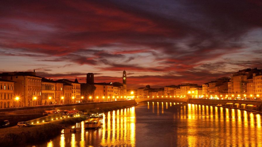 Venice at Night HD Wallpaper