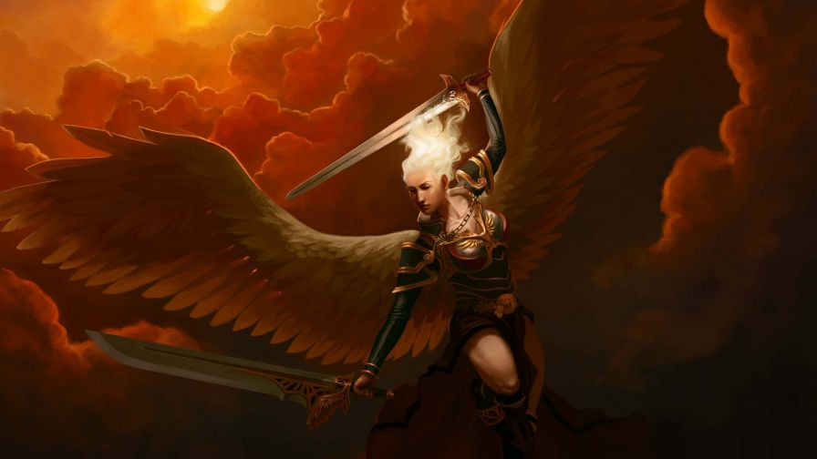 Warrior Angel HD Wallpaper