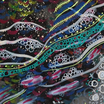 Watercolored patterns HD Wallpaper