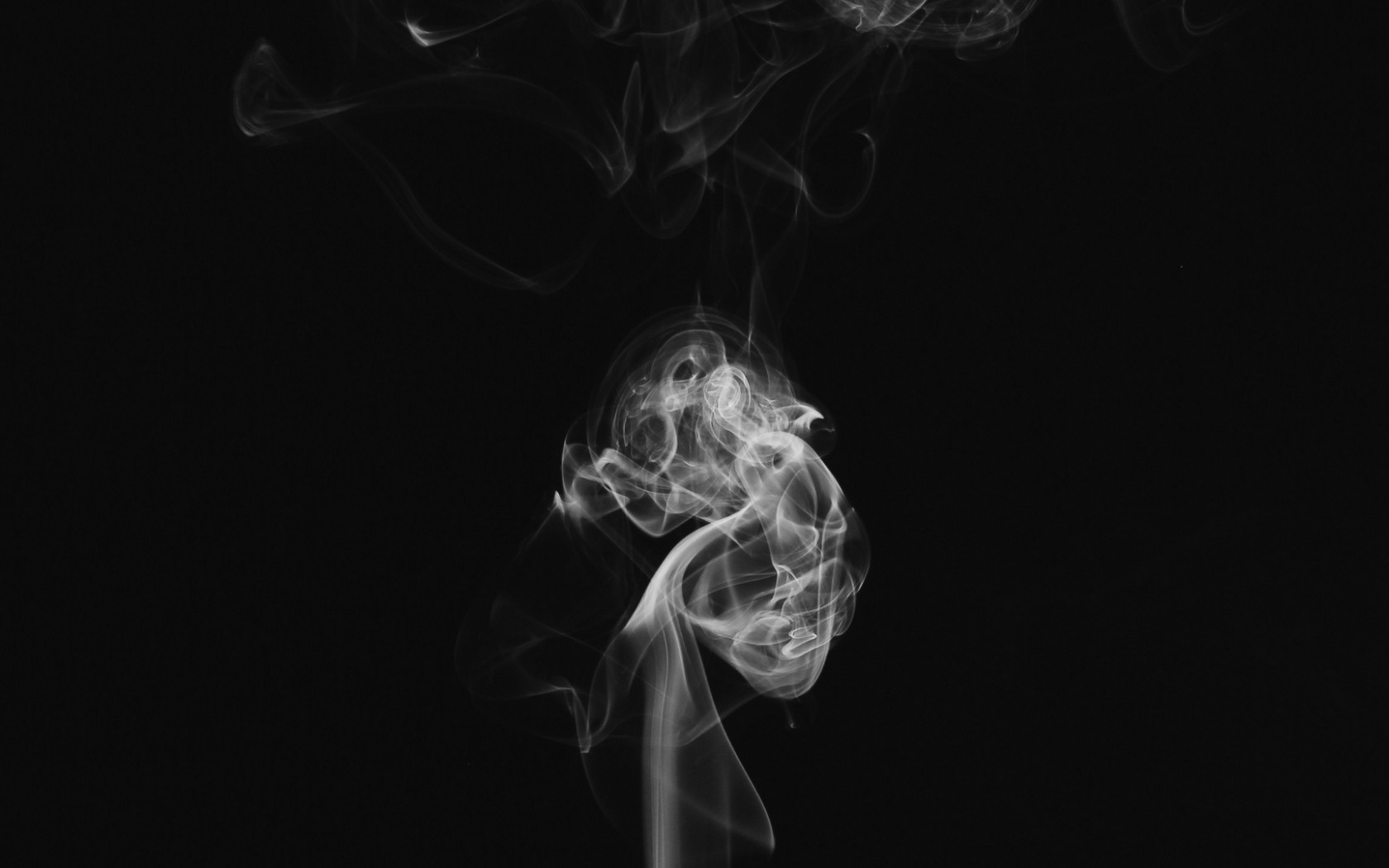 White smoke at the dark HD Wallpaper 1680x1050 - HD Wallpaper ...