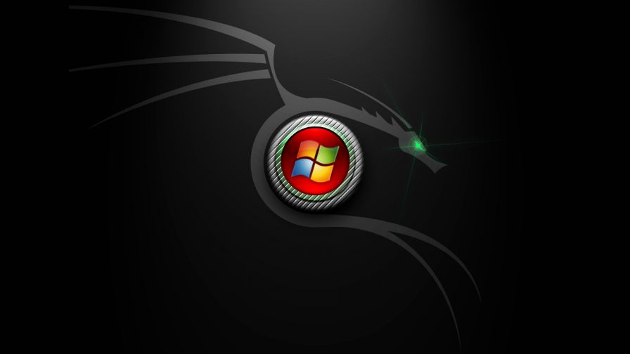 Windows 7 Black Edition HD Wallpaper