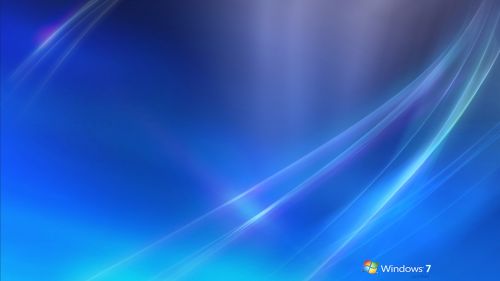 Windows 7 Blue HD Wallpaper