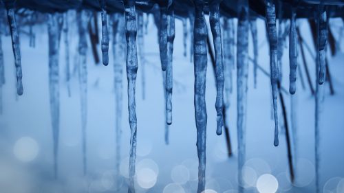 Wonderful icicles HD Wallpaper