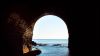 Wonderfull view inside a sea cave HD Wallpaper
