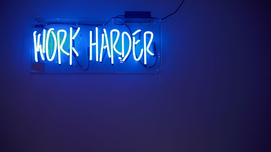 Work Harder HD Wallpaper